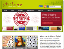 Tablet Screenshot of milanoinc.com